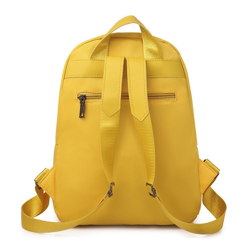 Oxford Soild Color Women Shoulder Backpack