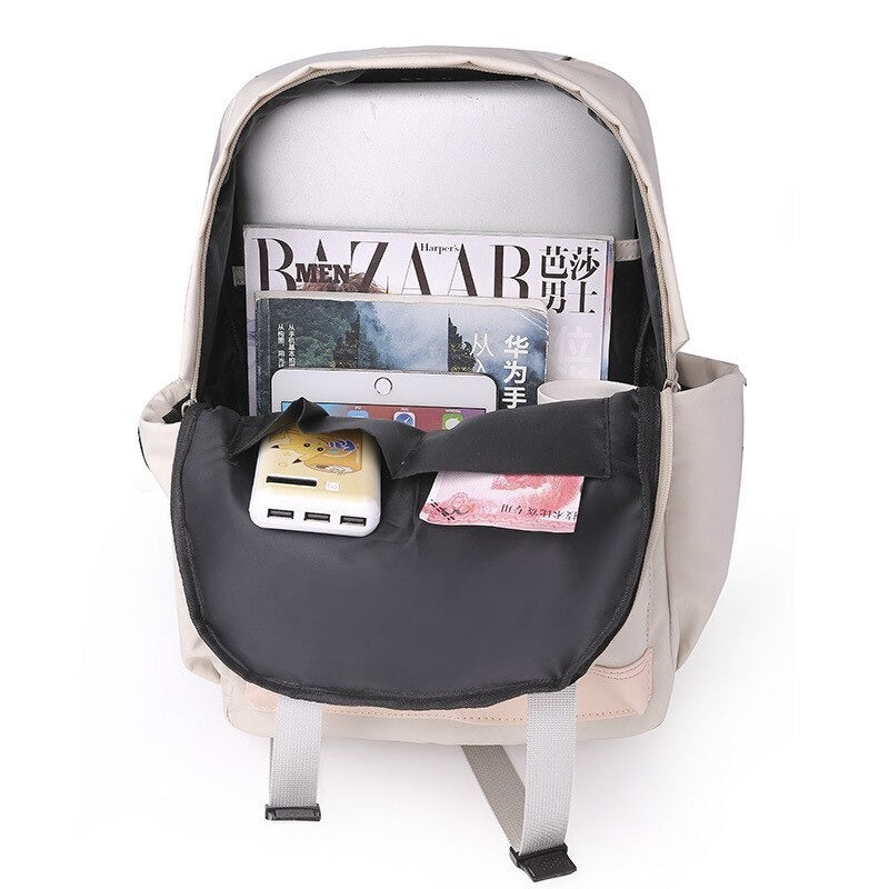 Multifunction Waterproof Women School Backpacks