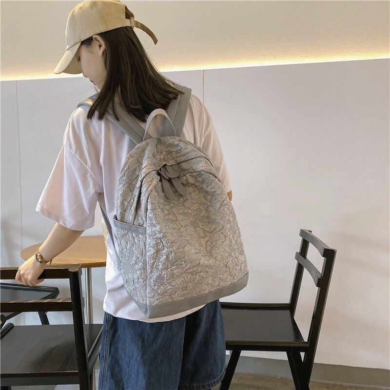 Large Capacity Nylon Women Backpack