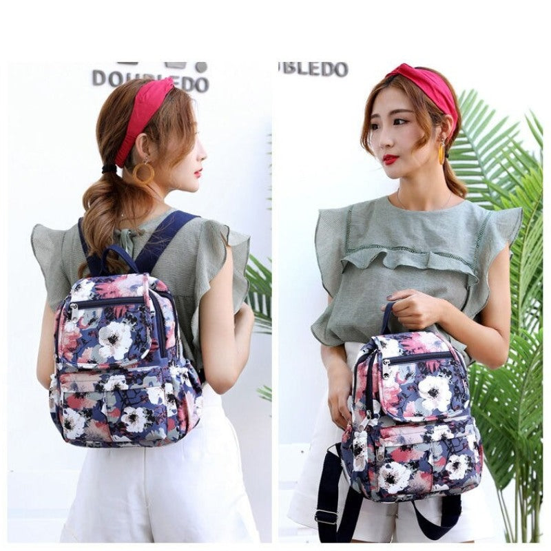 Floral Print Backpack For Women