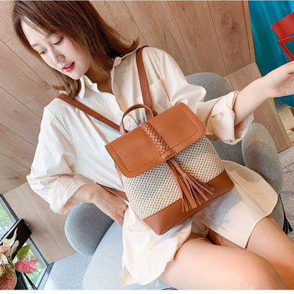 Tassel Female Leather High Quality Bags