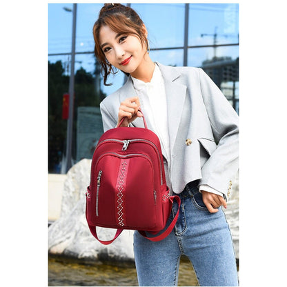 Women's Casual Zipper Backpack