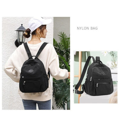 Nylon Casual Ladies Laptop Backpack