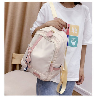 Nylon Teenage Girls Waterproof School Backpacks