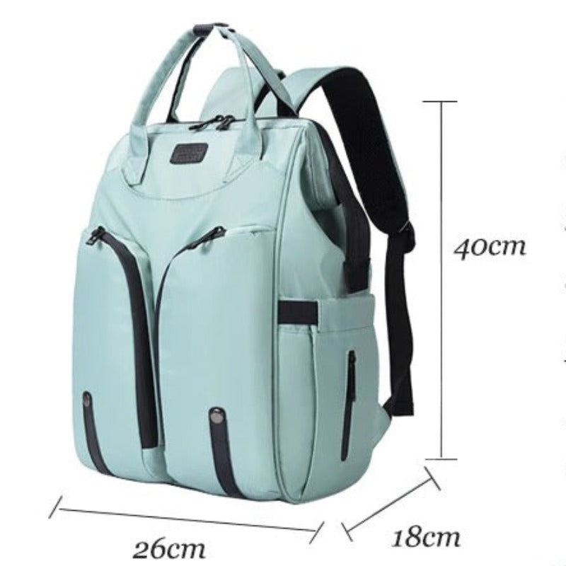 Multifunction Waterproof Solid Color Diaper Bags