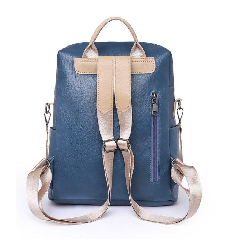 PU Leather Female Fashion Backpack