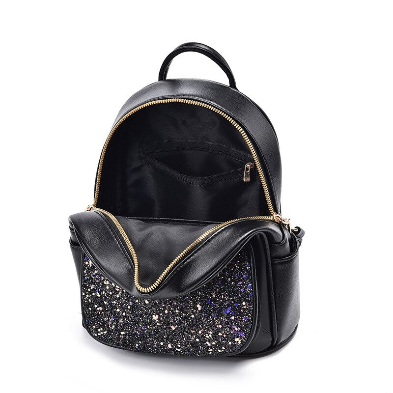 Sequins Shoulder Backpack For Women