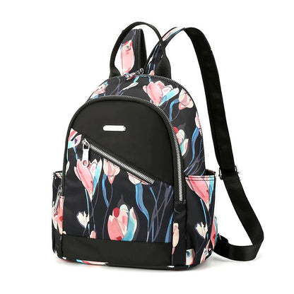 Waterproof Printed Shoulder Backpack For Women