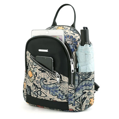 Multicolor Ladies Student School Backpack