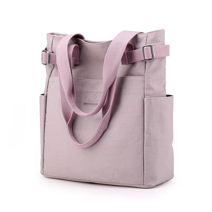 Waterproof Solid Colors Shoulder Bag For Women