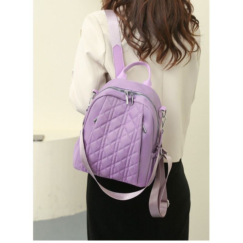 Women's Casual Solid Multi Purpose Backpack