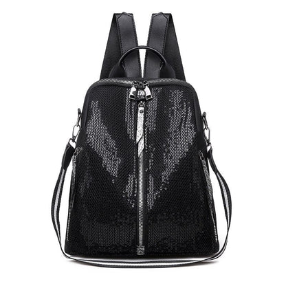 Oxford Sequins Backpack For Women