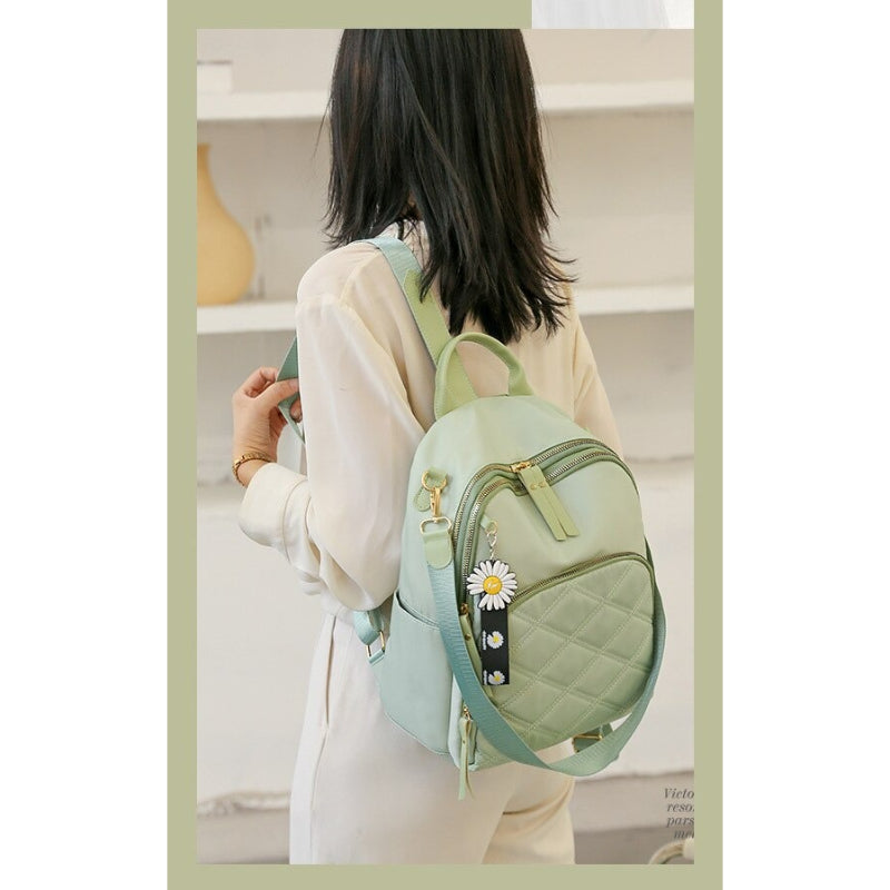 Girl's Plaid Designer Backpack