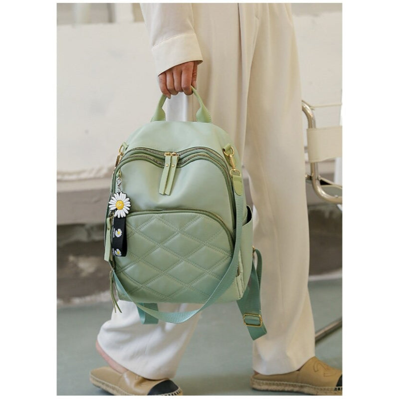 Girl's Plaid Designer Backpack
