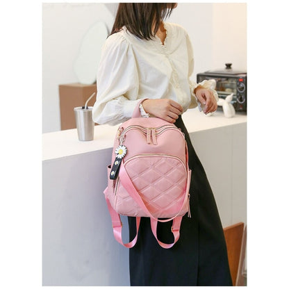 Girl's Plaid Designer Backpack