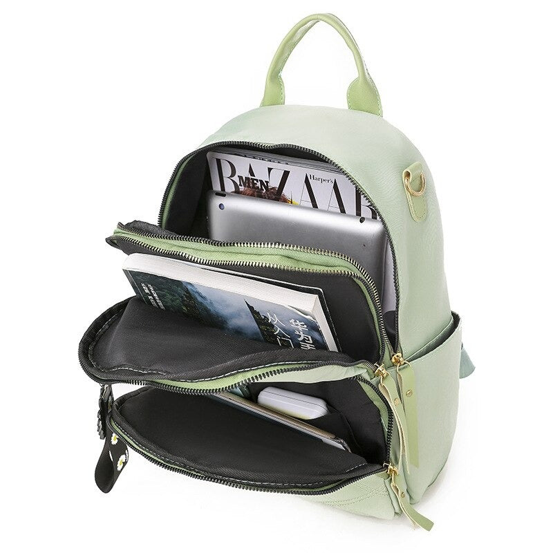 Girl's Plaid Designer Backpack