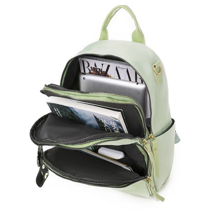 Girl's Plaid Designer Backpack