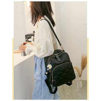 Girl's Plaid Designer Backpack