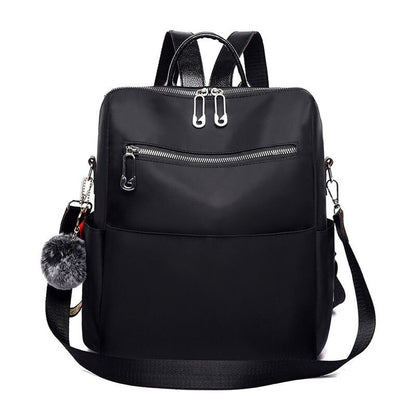 Women's Casual Solid Shoulder Backpack