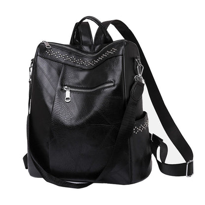 PU Leather Women's Travel Backpack