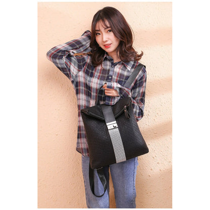 Black Leather Backpack For Women