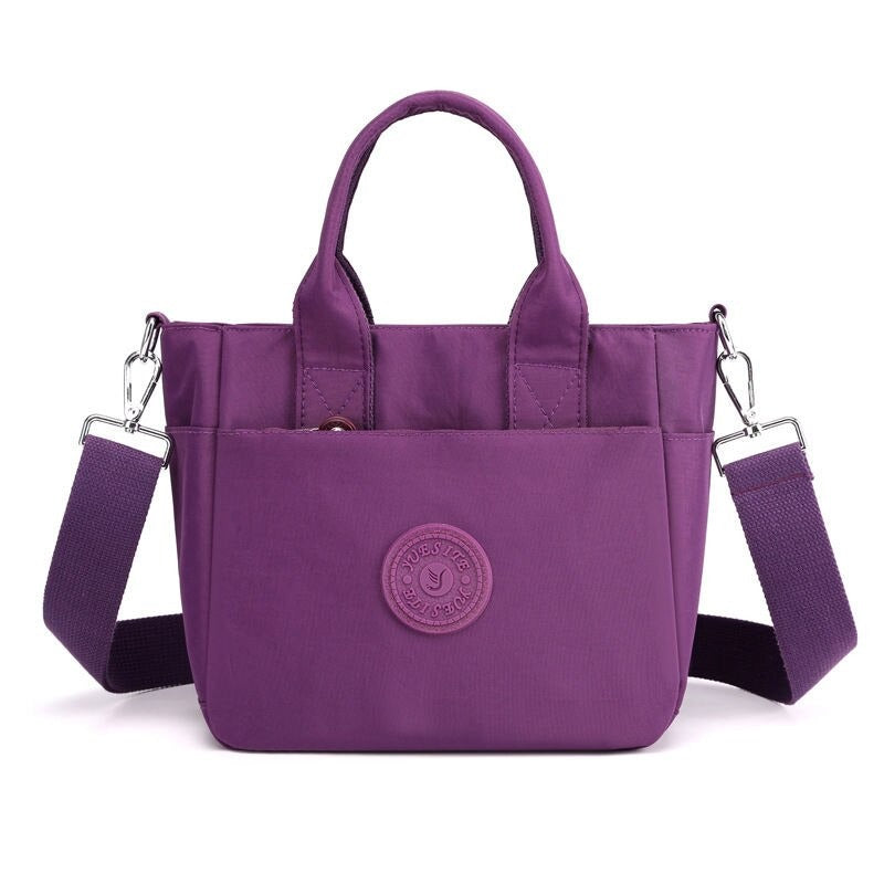 Nylon Solid Color Shoulder Bags For Women