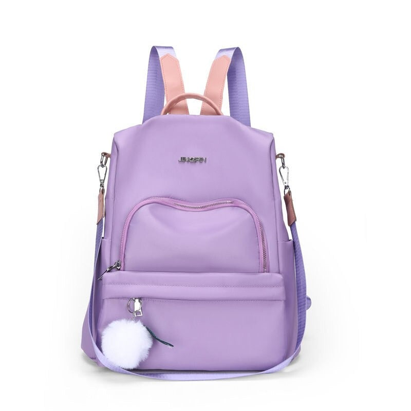 Waterproof Fashionable Solid Color Backpack