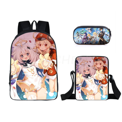 The Anime Cartoon 3 PCS Printed Bag