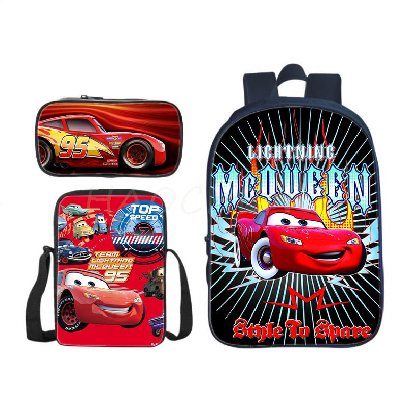 The Disney Cars 3PCS Edition Backpack