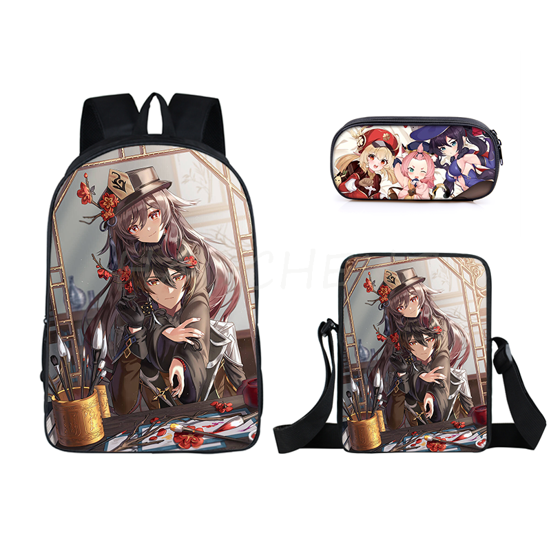 The Anime Cartoon 3 PCS Printed Bag