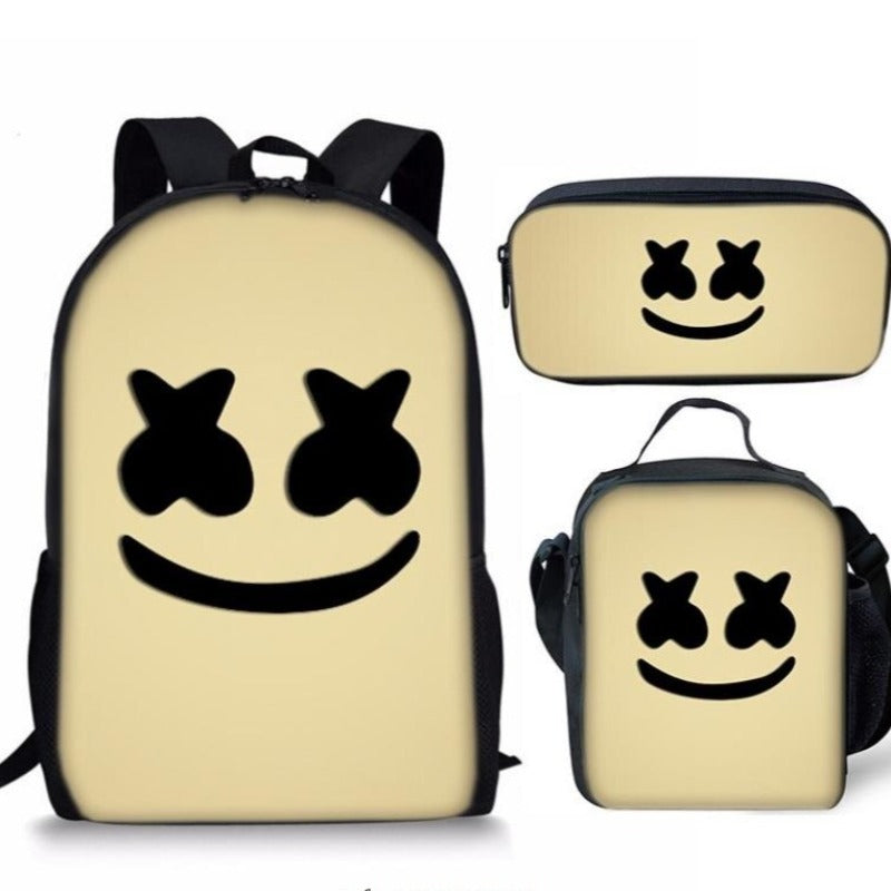 The Marshmello 3 PCS Printed Bag