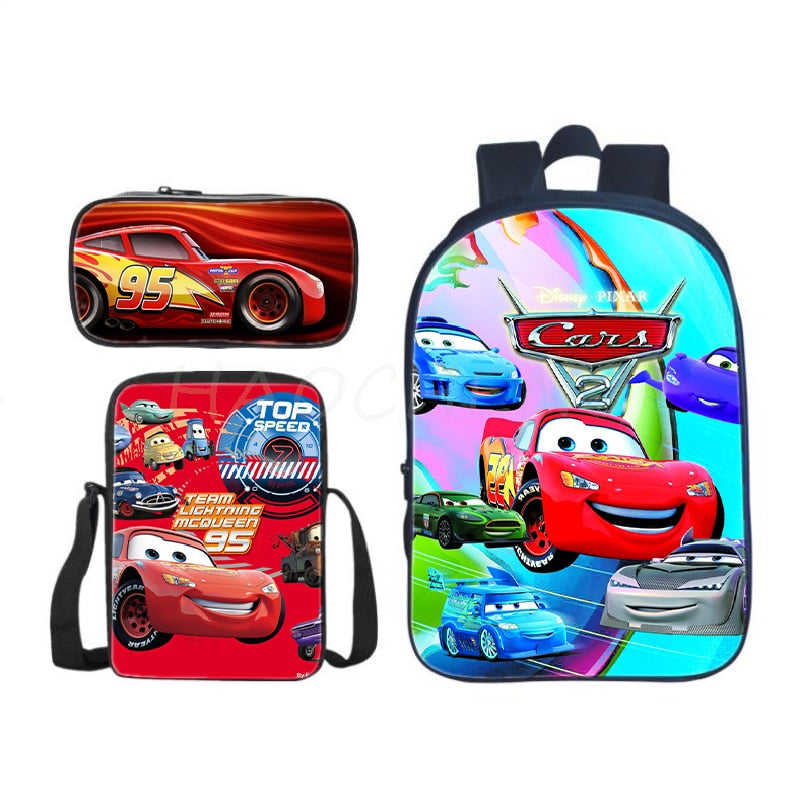 The Disney Cars 3PCS Edition Backpack