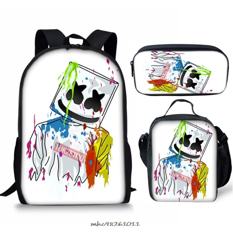 The Marshmello 3 PCS Printed Bag