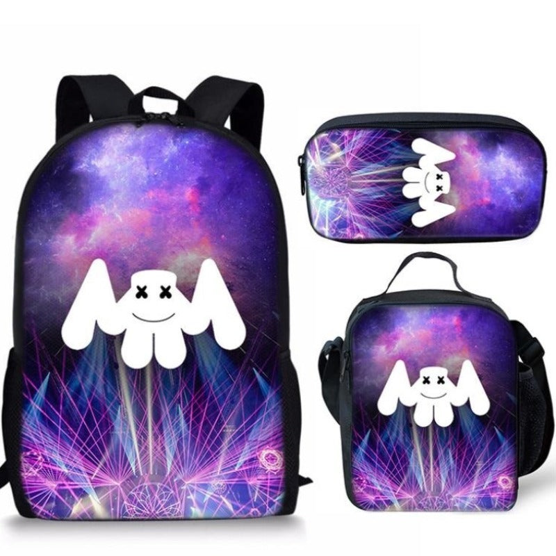 The Marshmello 3 PCS Printed Bag