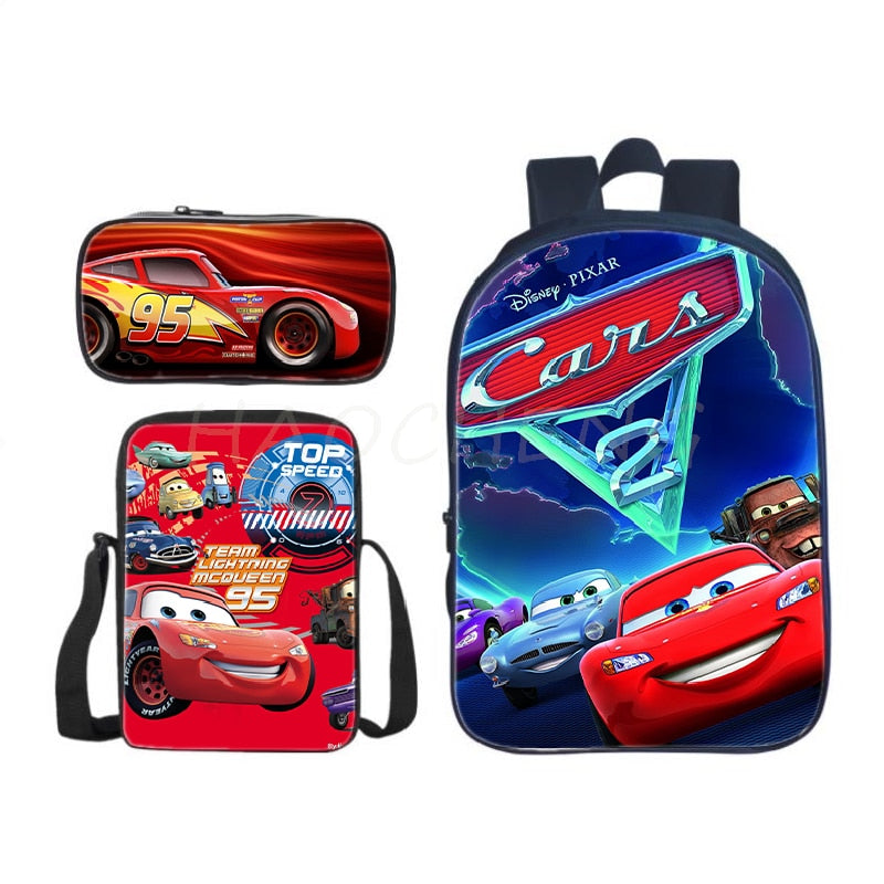 The Disney Cars 3PCS Edition Backpack