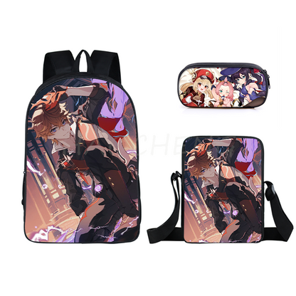 The Anime Cartoon 3 PCS Printed Bag