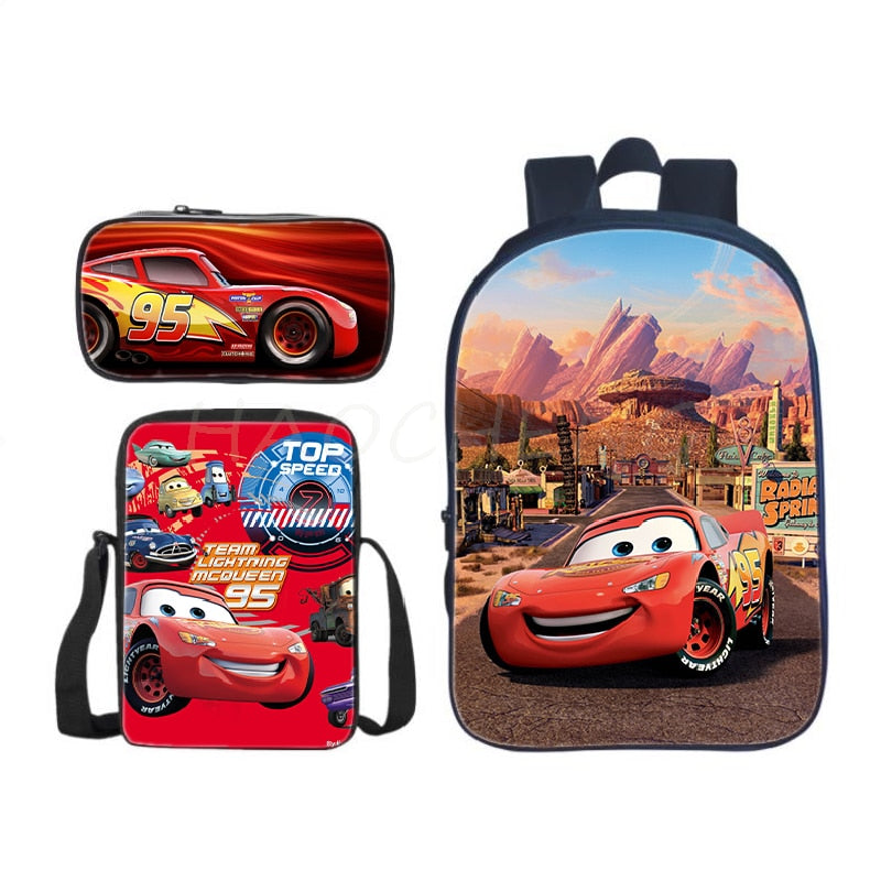 The Disney Cars 3PCS Edition Backpack