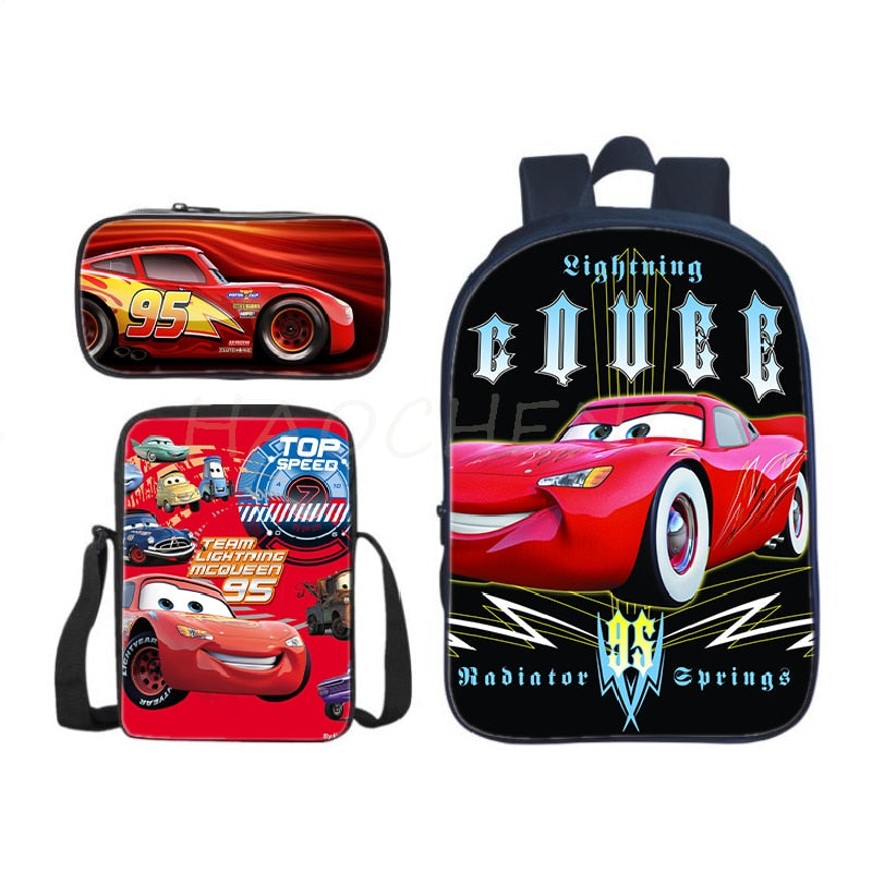 The Disney Cars 3PCS Edition Backpack