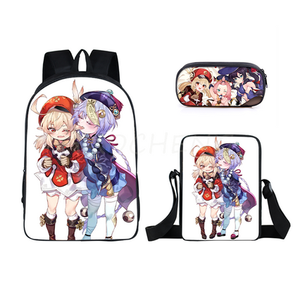 The Anime Cartoon 3 PCS Printed Bag