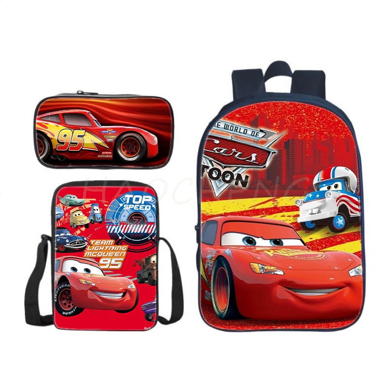 The Disney Cars 3PCS Edition Backpack