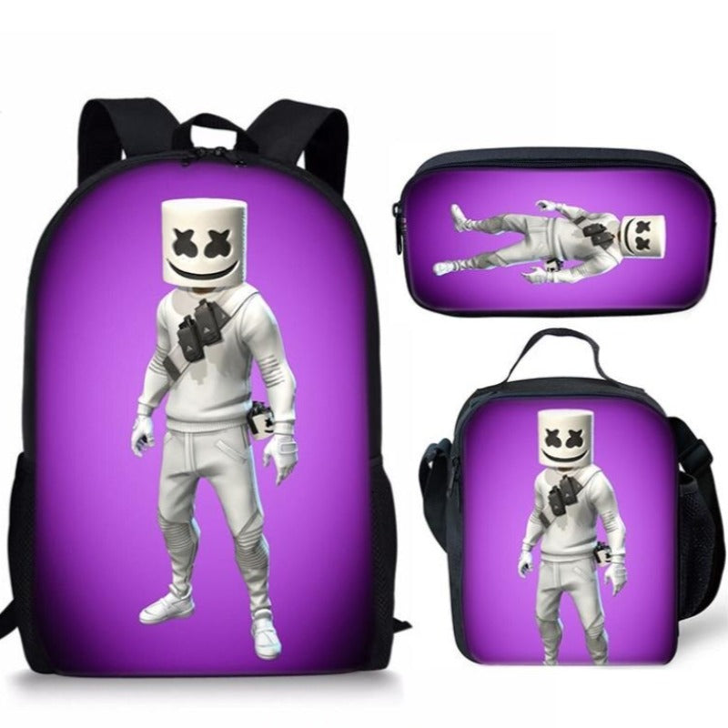 The Marshmello 3 PCS Printed Bag