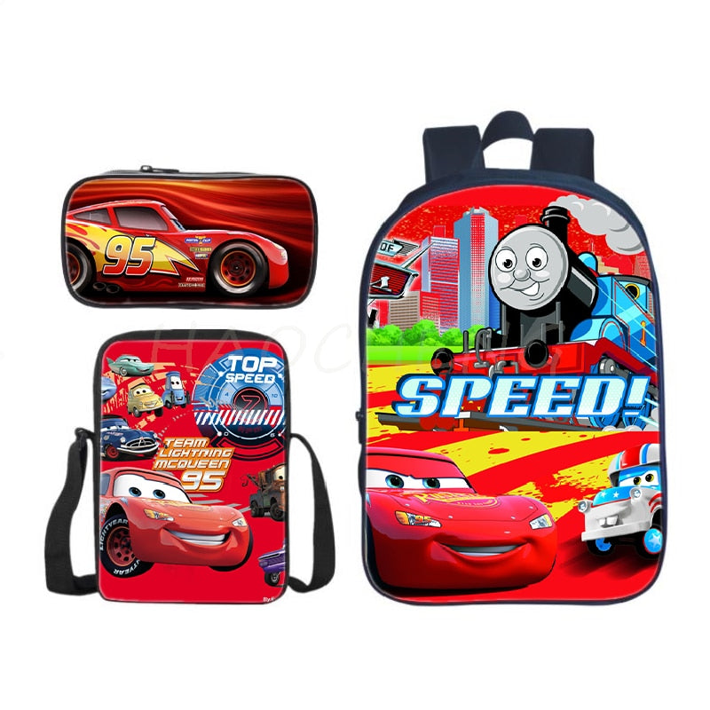 The Disney Cars 3PCS Edition Backpack