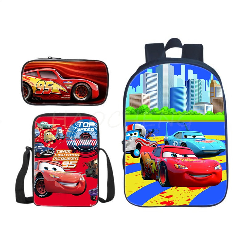 The Disney Cars 3PCS Edition Backpack