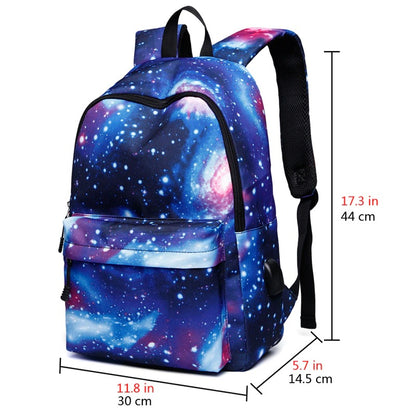 USB Charging Travel Backpacks For Girls